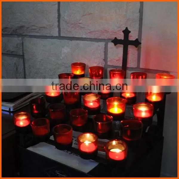 Wholesale religious candle glass jars