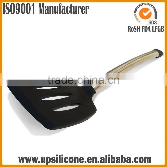 stainless steel kitchen cooking utensil set with ladle spoon tuner spatula pasta server