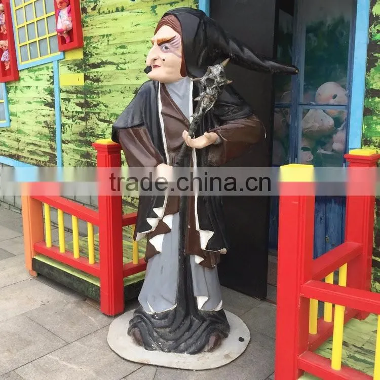 FRP demon sculpture