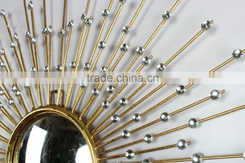 Antique Gold Starburst Wall mirror for home decor