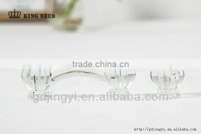 new style acrylic transparency diamond shape drawer handle