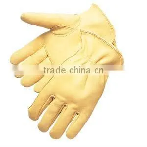 cowgrain safety leather driver glove