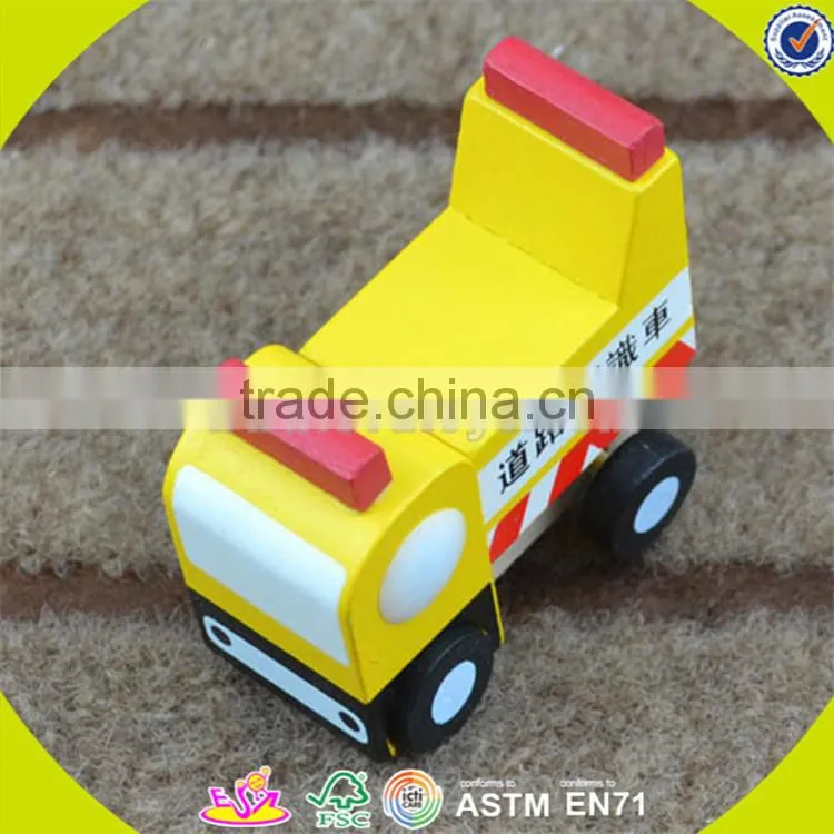 Wholesale cheap baby wooden open car toy cool kids mini wooden open car toy W04A028