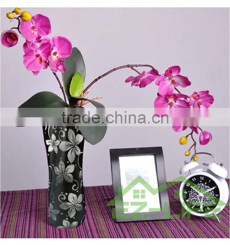 Best Creative Environmental Clear Artificial Acrylic Foldable Plastic Vase for food