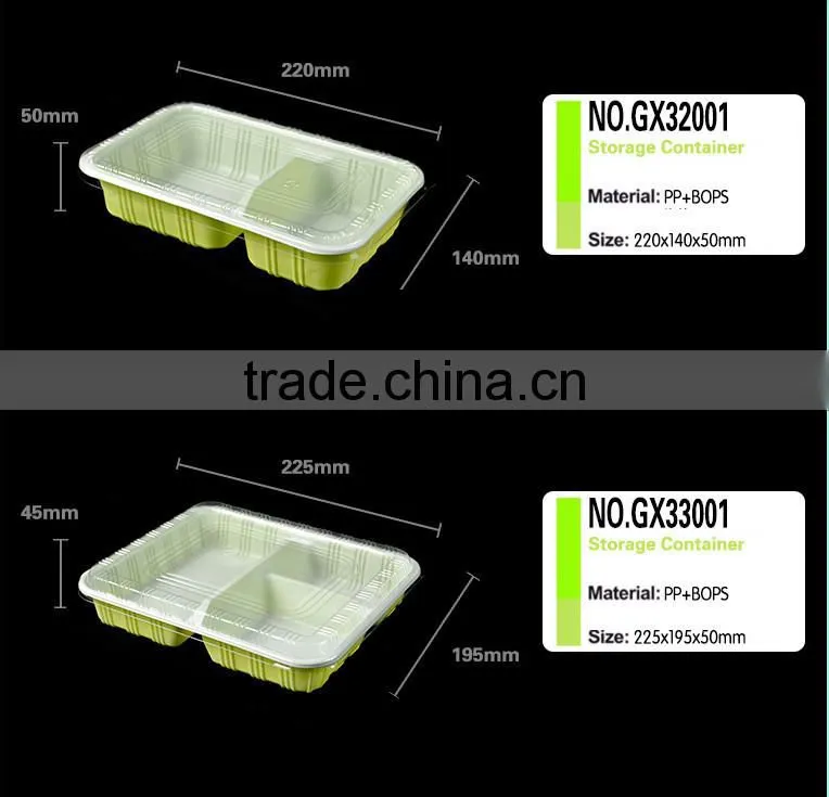 custom pp blister products food plate,disposable square plate,color square plate