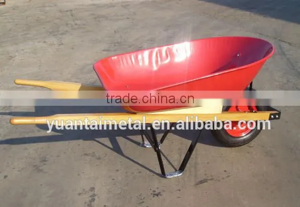 wood handle wheelbarrow