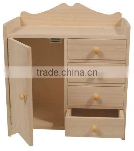 small sliding drawer cabine wooden furniture