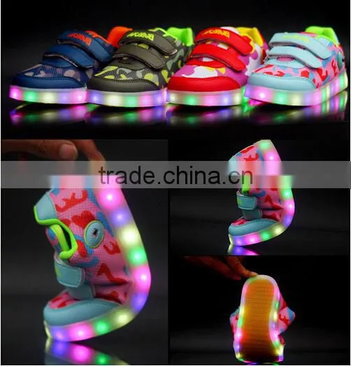 HFR-YS59 2015 new LED shoelace emitting light switch shoes,hot explosion models
