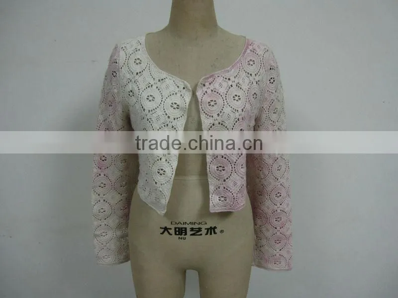 machine made crochet shawl