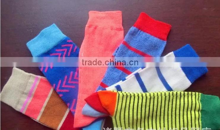 Long Men cotton stripe soccer socks