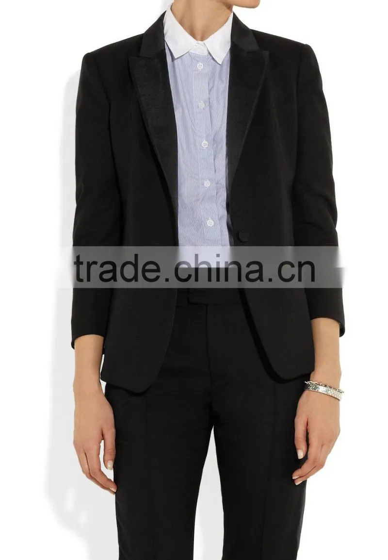 Wholesale women formal slim fit blazer suit jacket