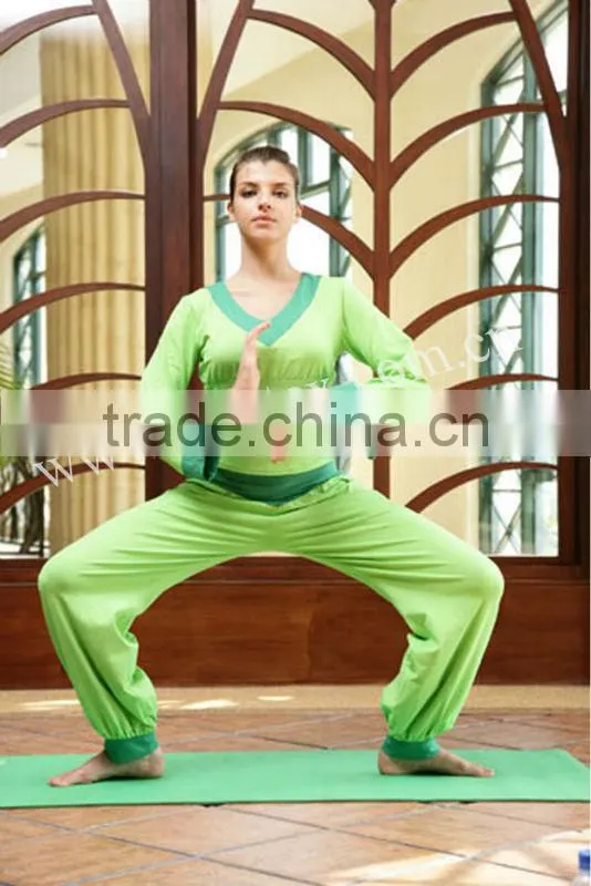 Comfortable solid color women yoga clothing, yoga set, yoga clothes OEM#YJ50590
