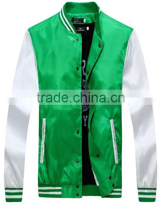 fashion design baseball jacket with pockets,Cheap Custom Youth Varsity Jackets