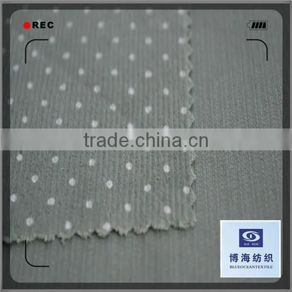 fine wale corduroy printed corduroy fabric