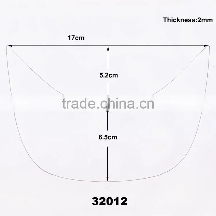 Plastic Cap Visor Cap Accessories