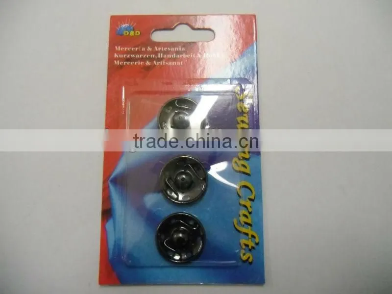 D&D Fancy Buttons Snap Fasteners durable sliver