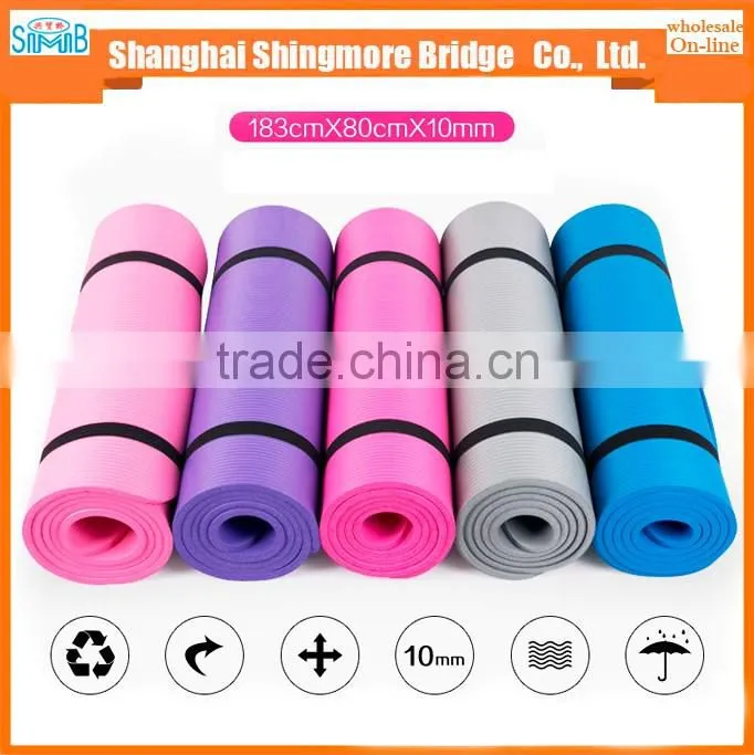 cheap wholesale high quality NBR yoga mat for body building