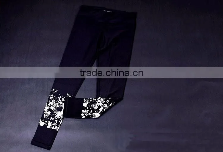 Heat reflective iron on sticker glitter reflecting patch for clothing