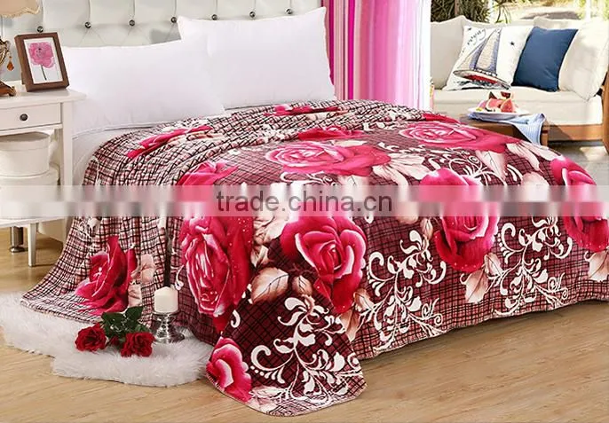 Printed Extra Big Portable coral fleece Blanket