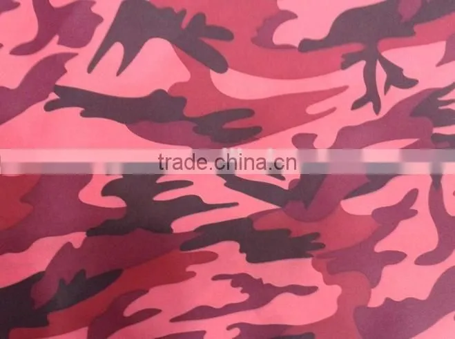 print flannel camouflage fabric