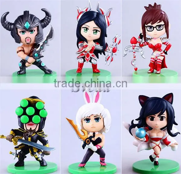 SV-LOL012 (Popular League of Legends )LOL action figure wholesale game toys League of Legends figure set 6pcs with retail box