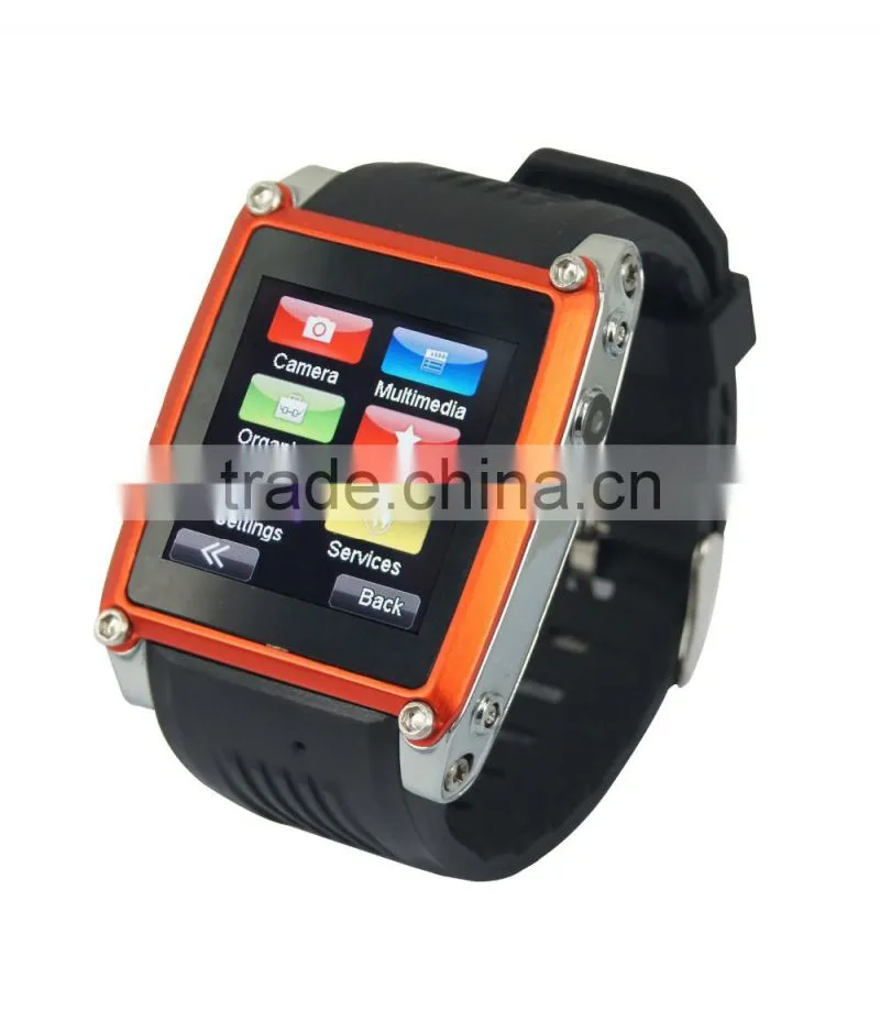 Android Bluetooth Wrist Smart Bracelet Watches Mobile Phone / Health Watch Phone