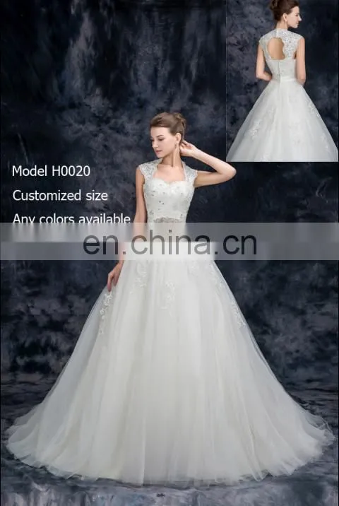 white gown Mermaid Sexy Applique Mermaid wedding dress bridal gown evening dress
