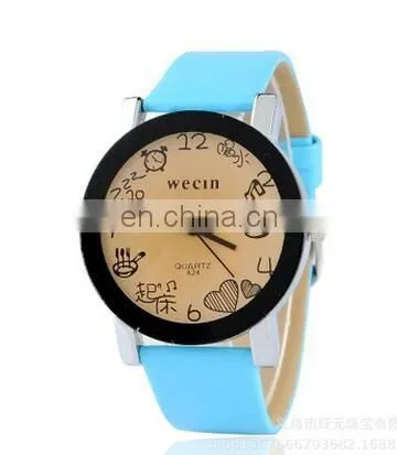 Creative Personality Minimalist Leather Normal Watch Men And Women Couple Watch Smart Electronics Casual Watches
