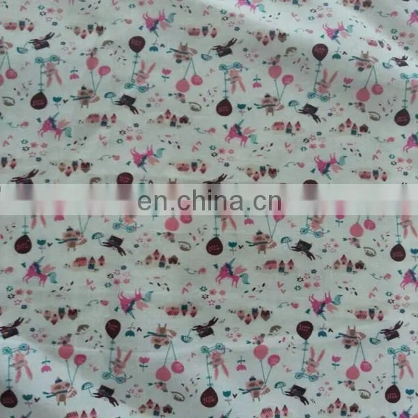 100%printed viscose fabric 60x60/90x88 customized design