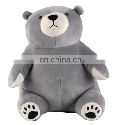 Import plush toys fat polar bear from china