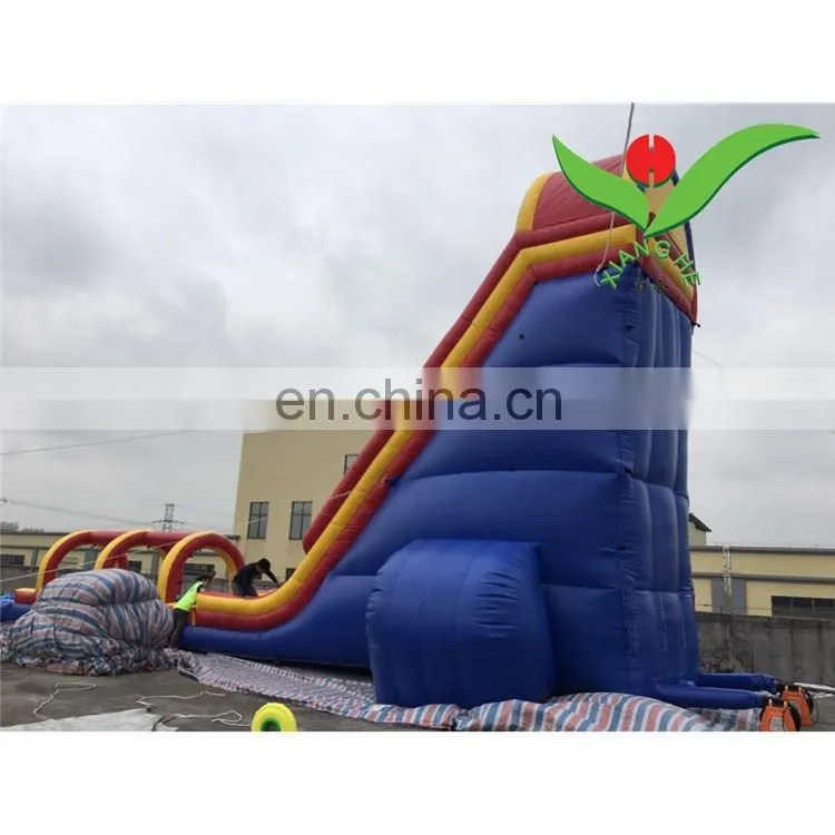 Summer hot products giant inflatable water slide for adults or kids amusement with pool water slide for sale