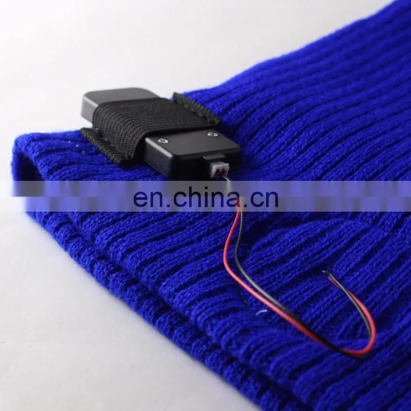 Best seller led lighted glow hat flashing woven winter hat warm flashing Hat
