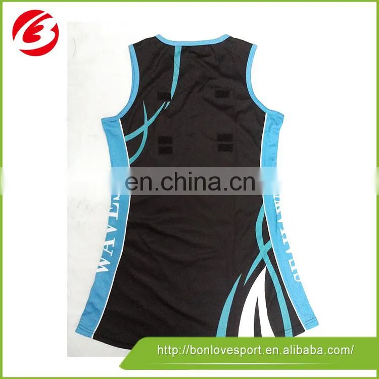 No harm 100 polyester netball jersey netball dress