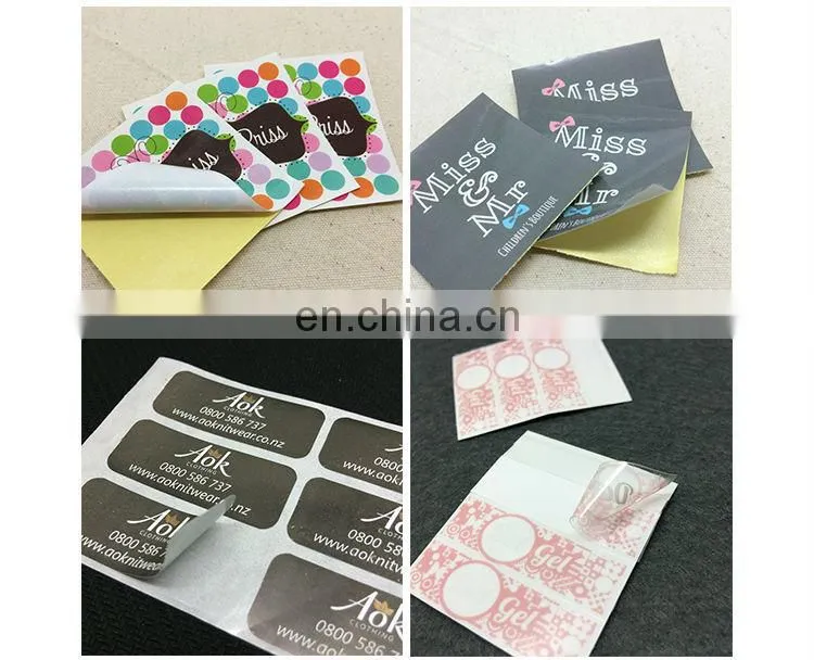 Custom 3d pvc label printing sticker