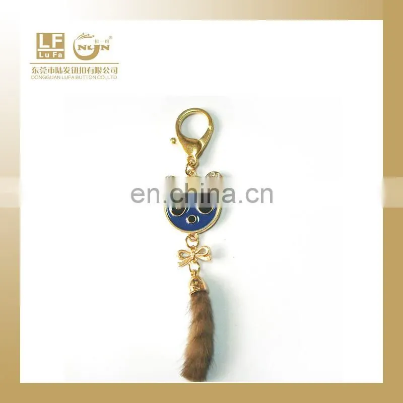 handbag charm tassel key chain