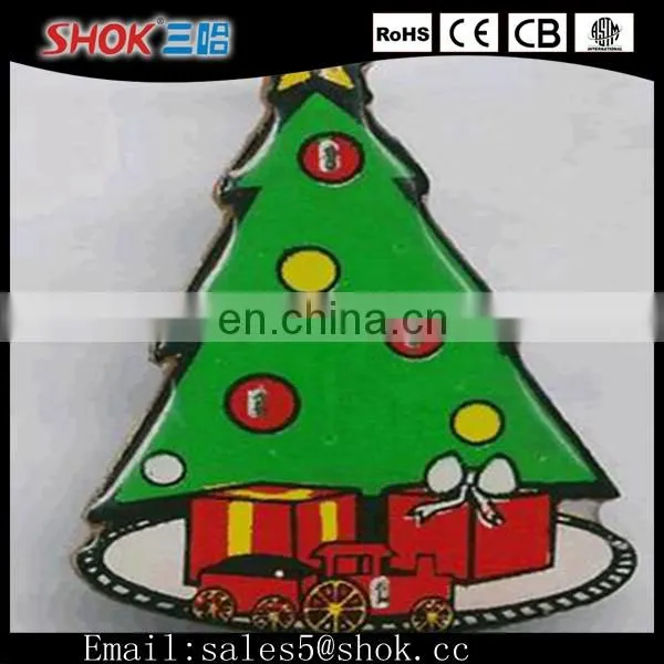 2015 New Novelty Different Design&Shape LED Display Badge/Cheap Custom Badge For Christmas Celebration