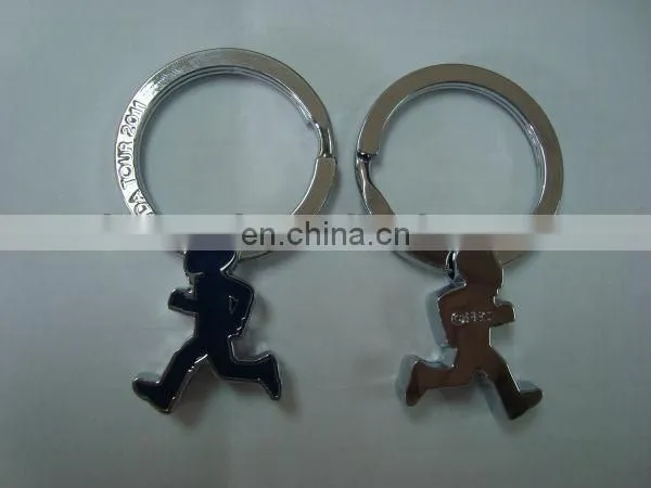 domo cute running boy keychain