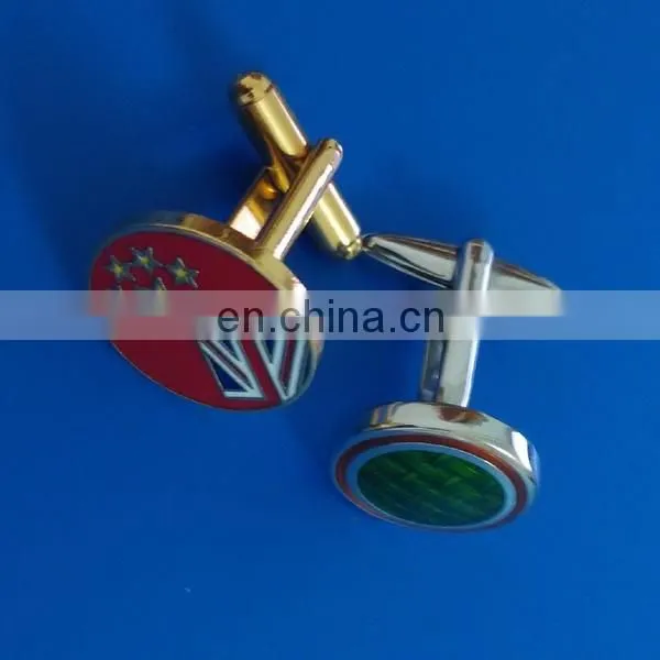 Fashion Metal cufflink, tie pin and lapel pin set with custom logo design