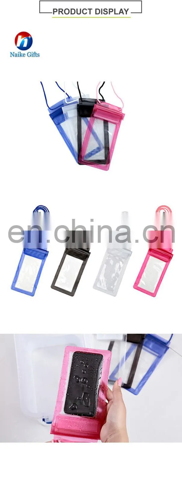 Custom Print Waterproof Bag Cell Phone Waterproof Case