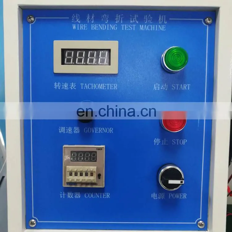 Enameled wire continuity tester angle bending test machine wire folding strength tester plug cord cable bending flexing tester
