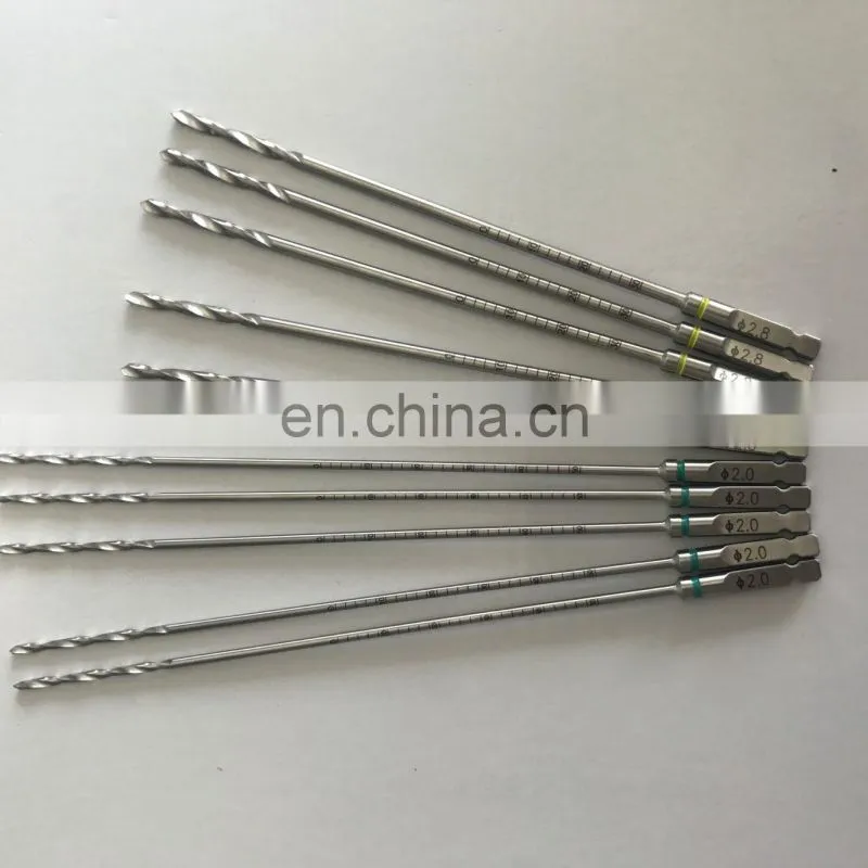 Implant Drills External Irrigated Dental Conical Drill Bit Conical Implant Drill Bit Bit