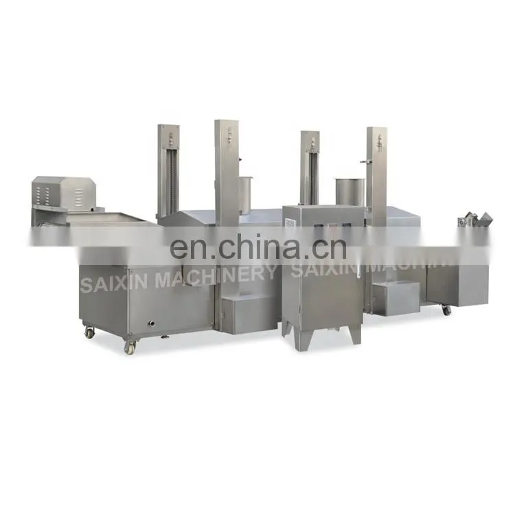 2019high quality Carrot Garlic pumpkin pellet snacks automatic frying machine potato chips nuts continuous fryer