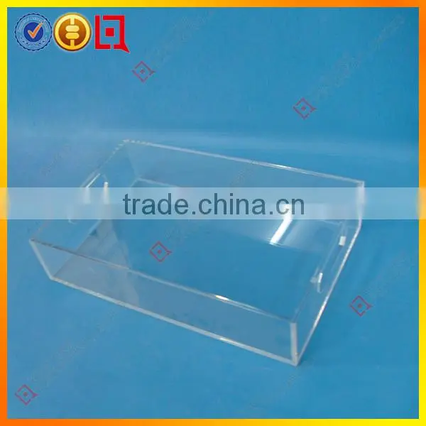2014 China Clear acrylic cosmetic organizer tray