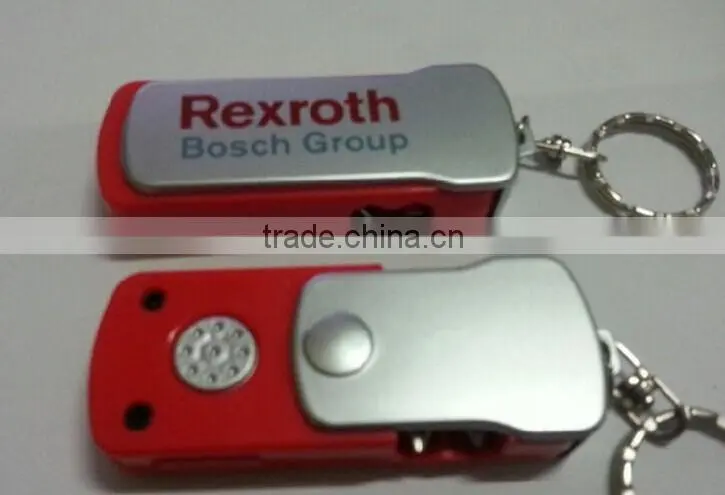 Wholesale mini night used led screwdriver with bits keychains