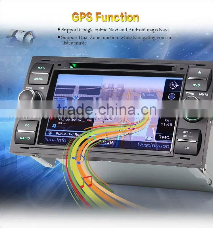 Erisin ES2301F 7" Touch Screen 2 Din Car DVD Player for Transit Mondeo C-Max
