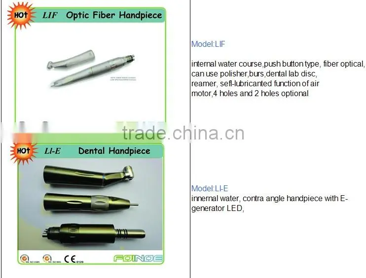 Model: LI-CA CE Approved low speed handpiece dental