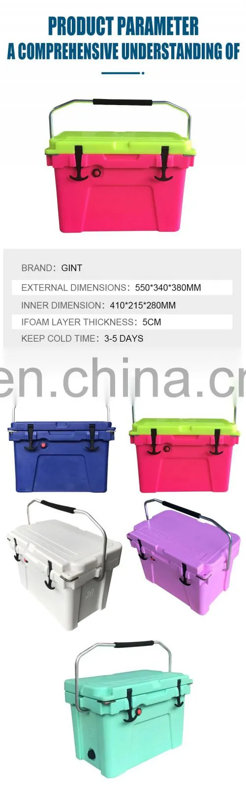 portable cooler box hiking modern camping cans travel travel fishing box ice chest cooler box