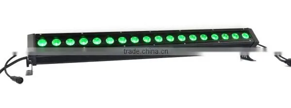 waterproof 18pcs*10w RGBWA led strip wall washer light