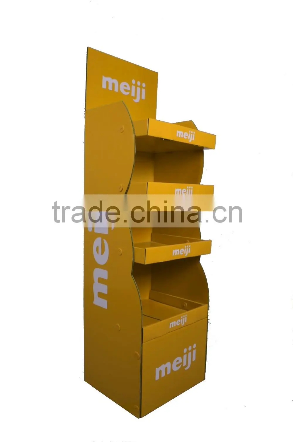 custom design POS cardboard pallet display stand with hook
