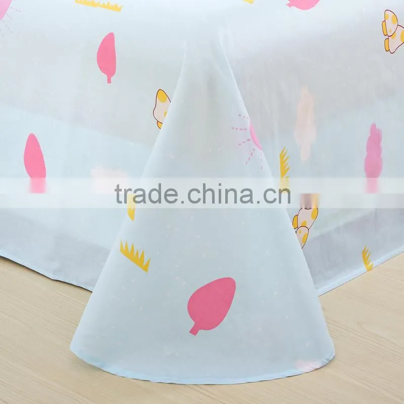 Good quality cartoon horse print best bedding sets China 4pcs life comfort sheet set